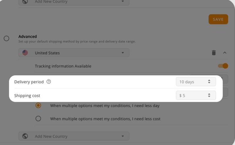 DSers dashboard - DSers