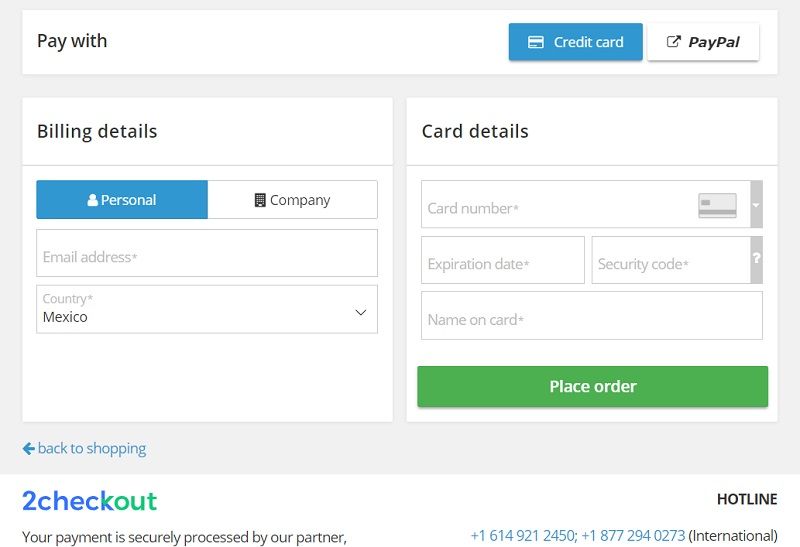 2. 2Checkout - DSers