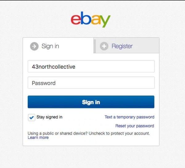 log into the same eBay account - DSers