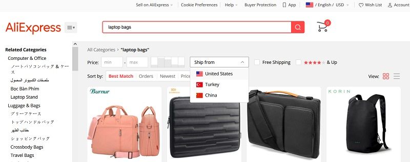 Learn to Filter Sellers on AliExpress - DSers
