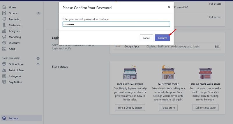 Step 3: Confirm Your Choice & Close Your Store - DSers