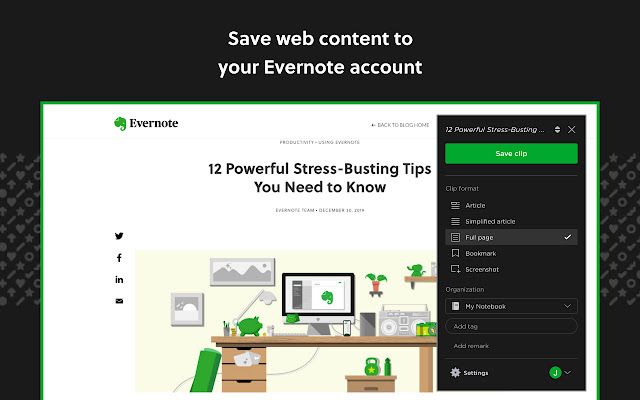 6. Evernote Web Clipper