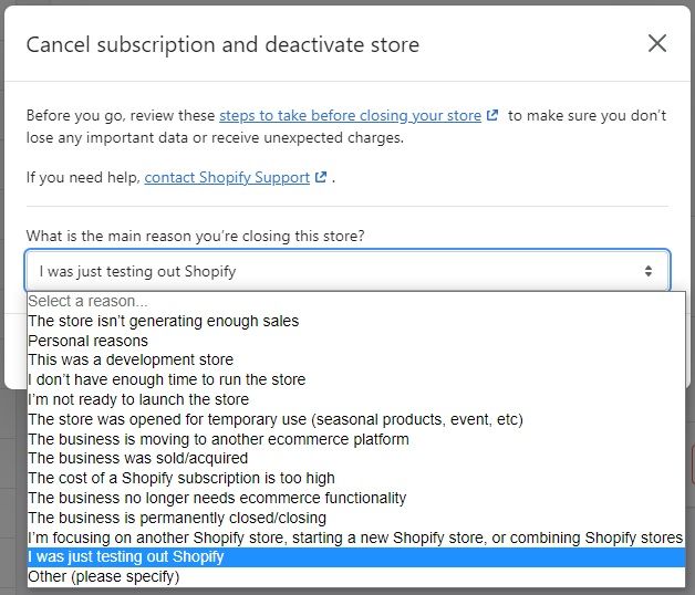 Step 3: Confirm Your Choice & Close Your Store - DSers