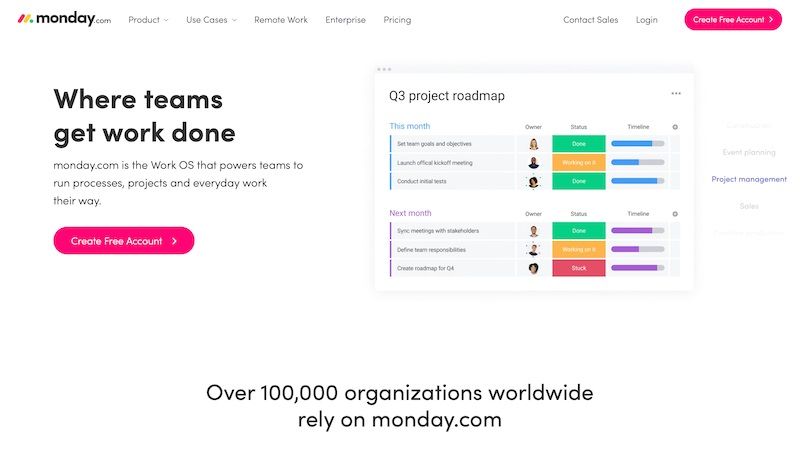 5. Monday Landing Page - DSers