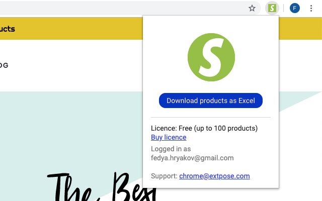 Shopify Scaper and Parser