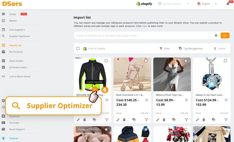 Supplier Optimizer - DSers