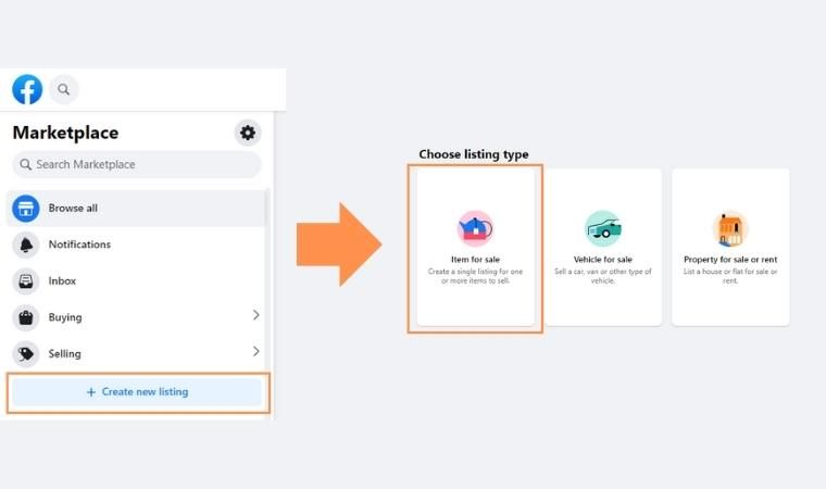Click Create new listing - DSers