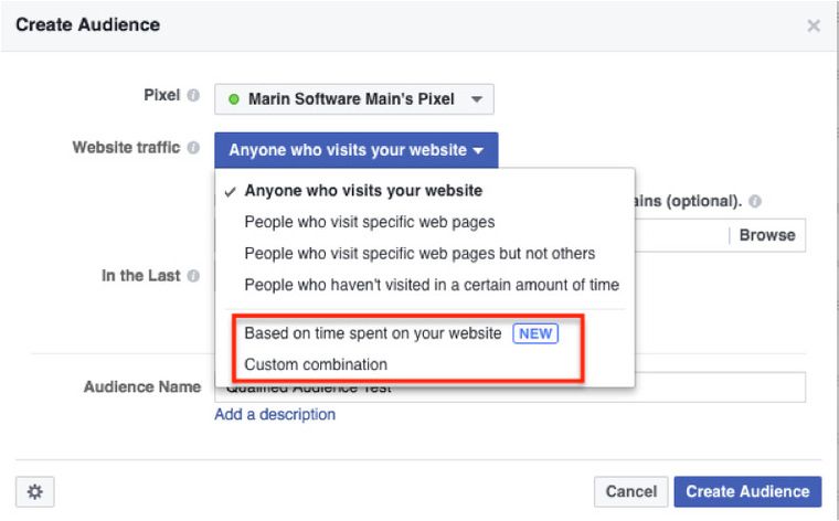 7. Customer audience option - DSers