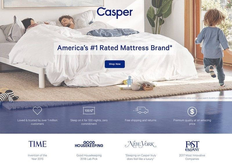 6. Casper Landing Page - DSers