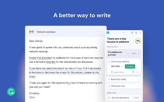 8. Grammarly for Chrome