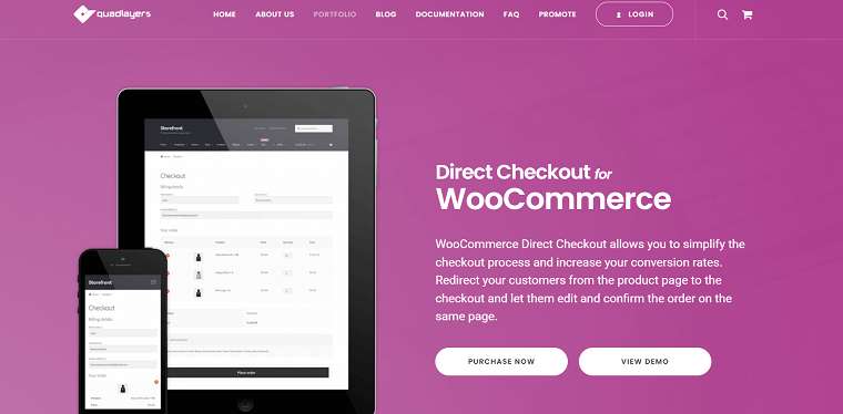 Direct Checkout for WooCommerce