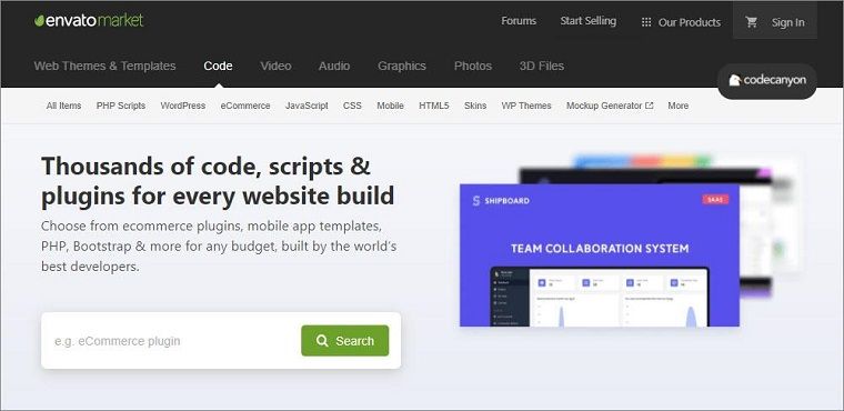 CodeCanyon Homepage - DSers