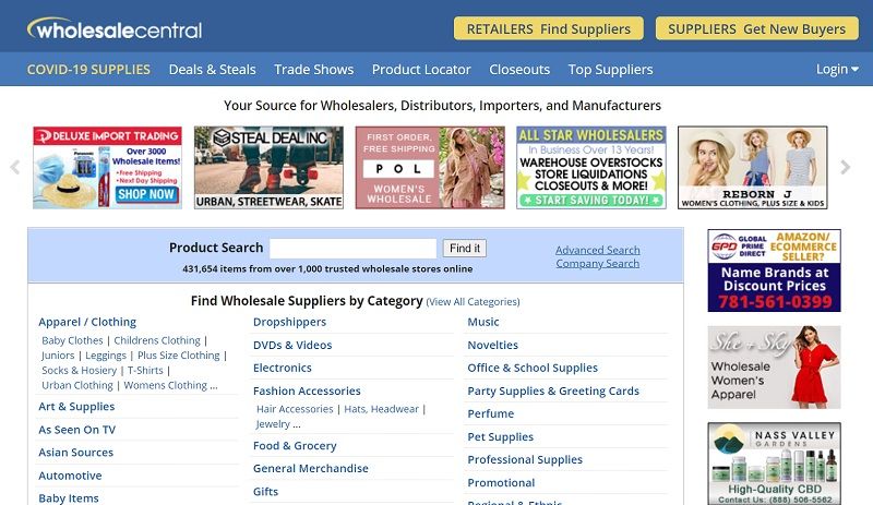 WholeSale Central - DSers