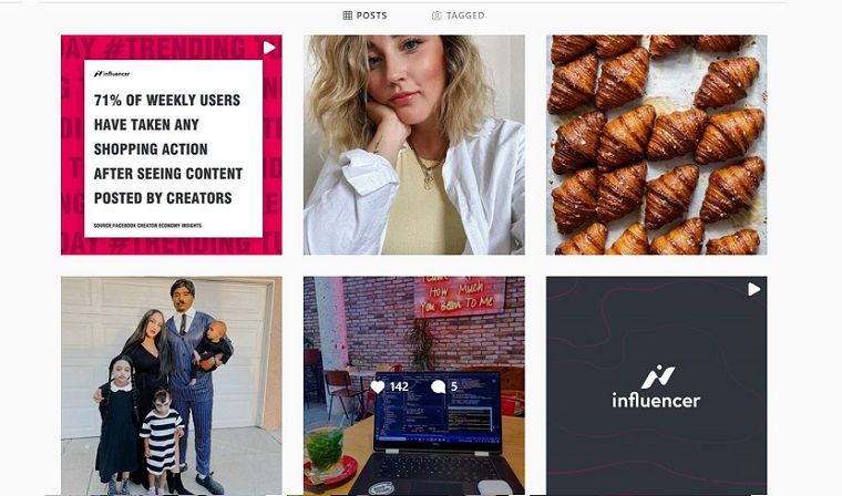 Instagram influencer