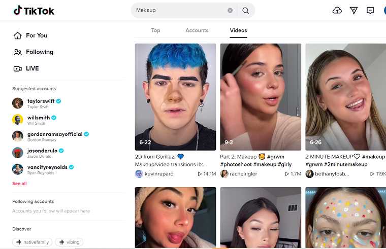 Makeup trend