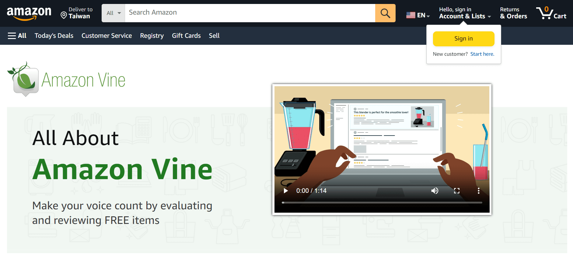 Amazon Vine program-DSers
