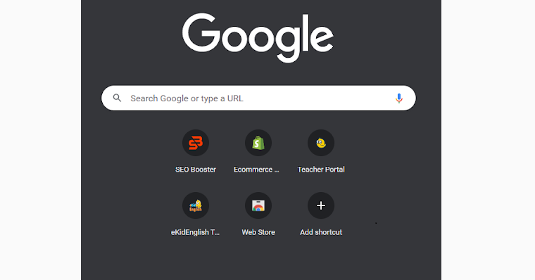 In the browser history