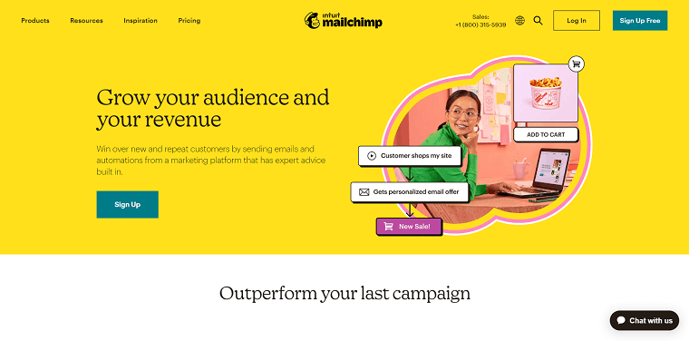 1. MailChimp Homepage - DSers