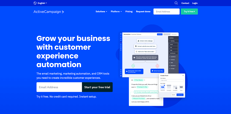 2. ActiveCampaign Homepage - DSers