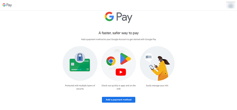 2. Google Pay Homepage - DSers
