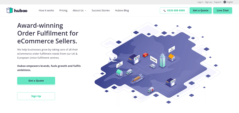 2. Huboo homepage - DSers