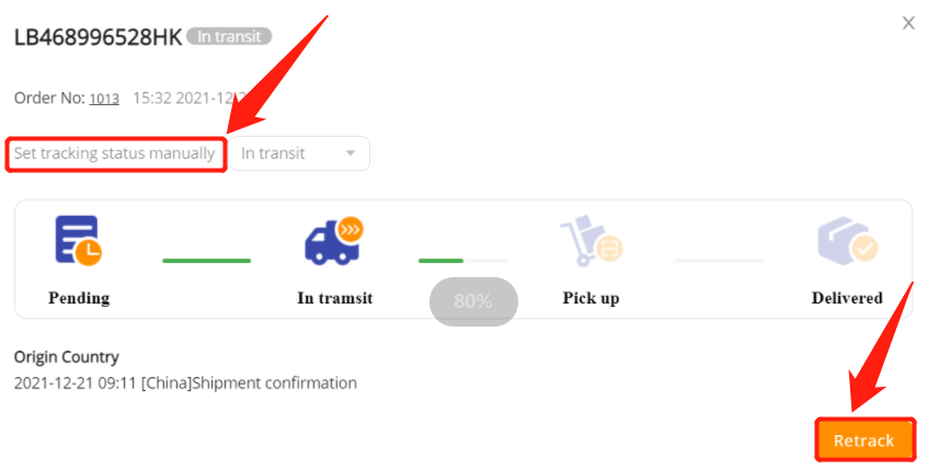 3. Get the Latest Tracking Information - DSers