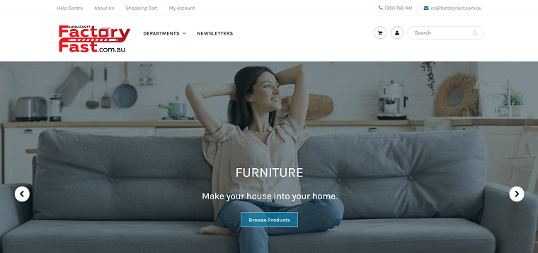 3. Factory Fast Homepage - DSers