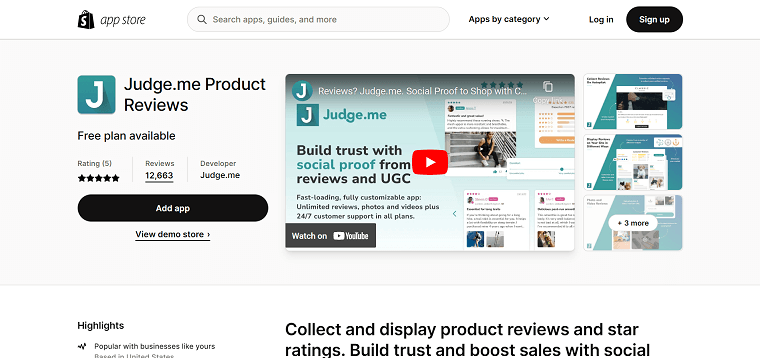 3. Judge.me Shopify App Store - DSers