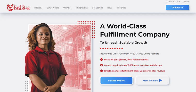 3. Red Stag Fulfilment homepage - DSers