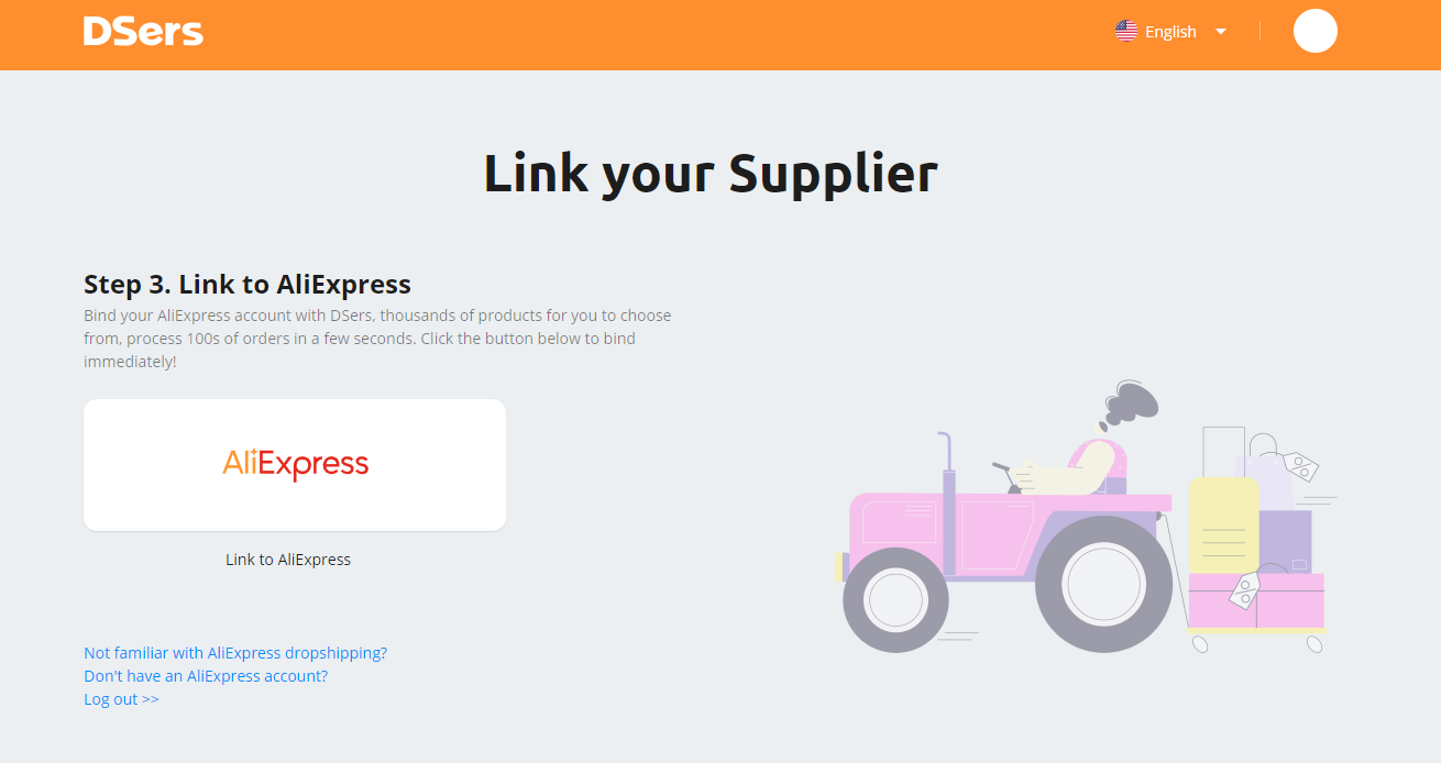 Link your AliExpress account - DSers