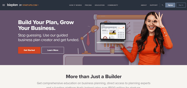 4. Bizplan Homepage - DSers