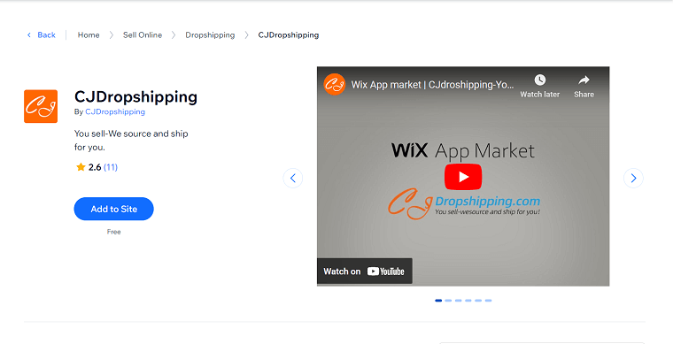 4. CJDropshipping - wix dropshipping apps