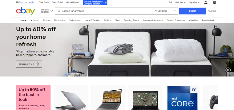 4. eBay Homepage - DSers