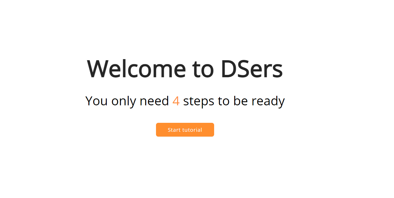 Step 3: Start Tutorials - DSers