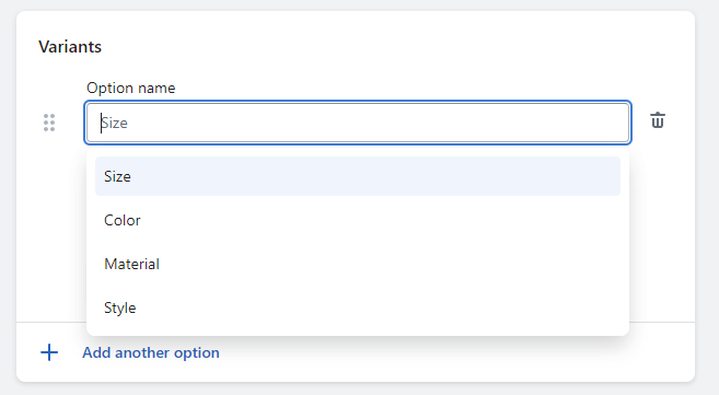 Step 5: Set up Product Variants (size, color, etc.) - DSers