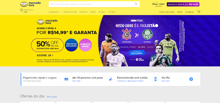 6. MercadoLibre Homepage - DSers