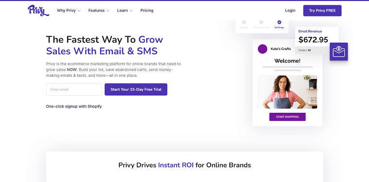 6. Privy Homepage - DSers