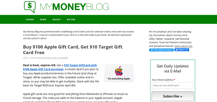 7. My Money Blog Homepage - DSers