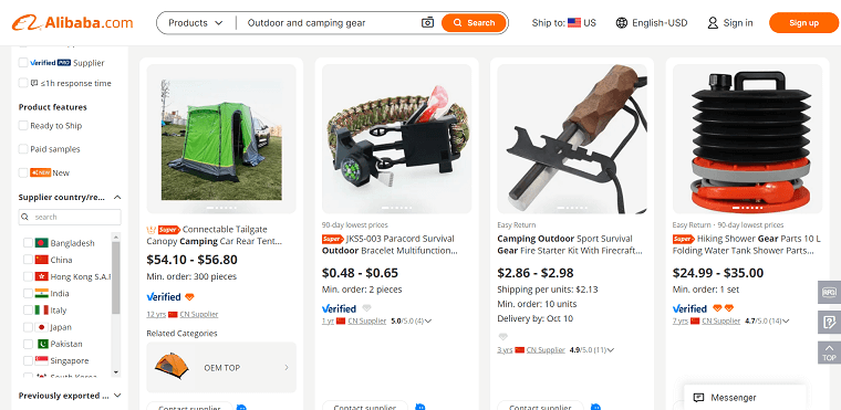 7. Outdoor and camping gear