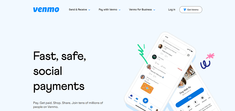 7. Venmo Homepage - DSers