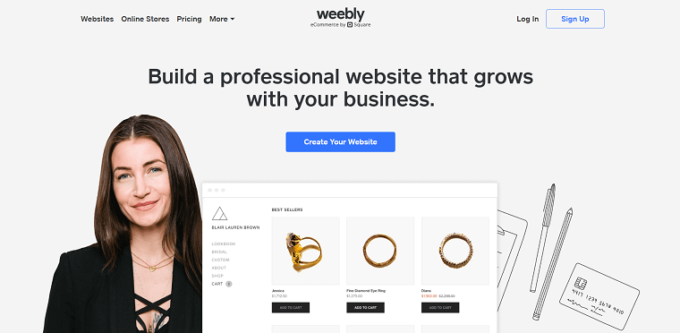 7. Weebly Homepage - DSers