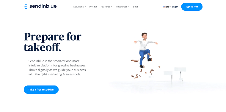 8. Sendinblue Homepage - DSers