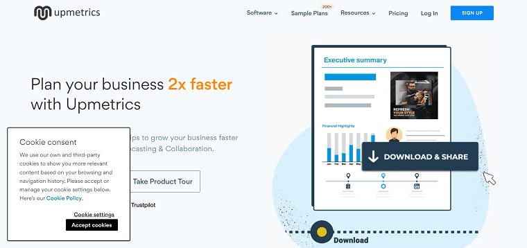 8. Upmetrics Homepage - DSers