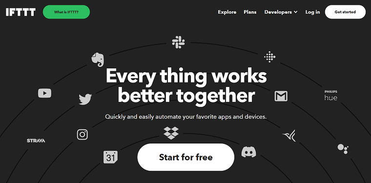 9. If This Then That (IFTTT) Homepage - DSers