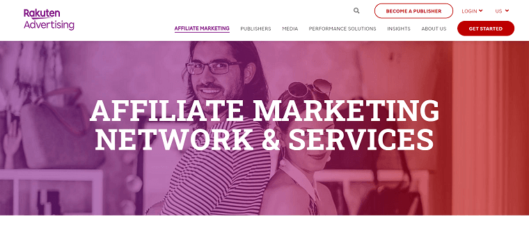9. Rakuten Advertising Homepage - DSers