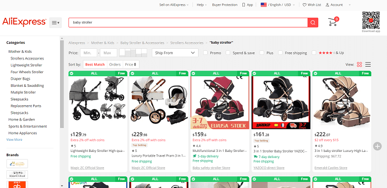 AliExpress baby Strollers - DSers