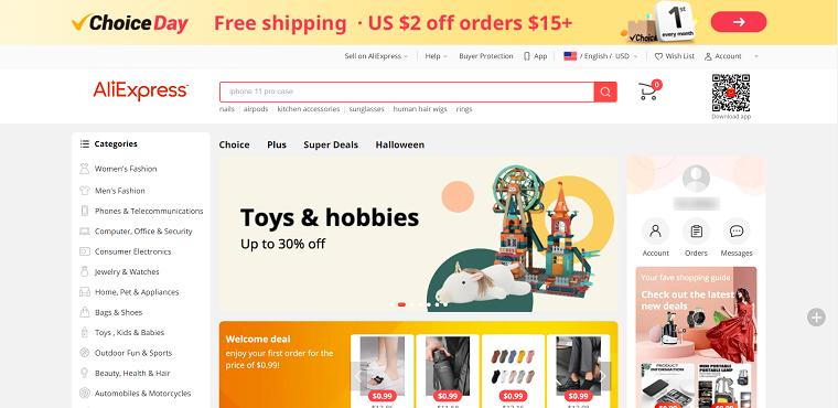 AliExpress Homepage - DSers