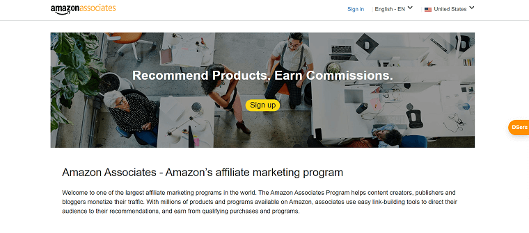 Amazon Affiliate - DSers