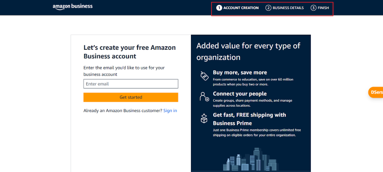 Amazon Seller Account Register - DSers