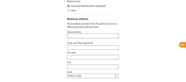 Business Details - DSers